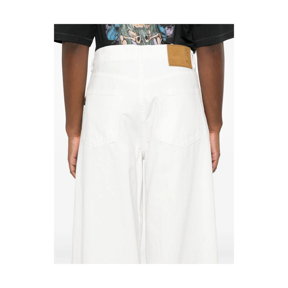 Haikure Button Fly Jeans Klassieke Stijl White Dames