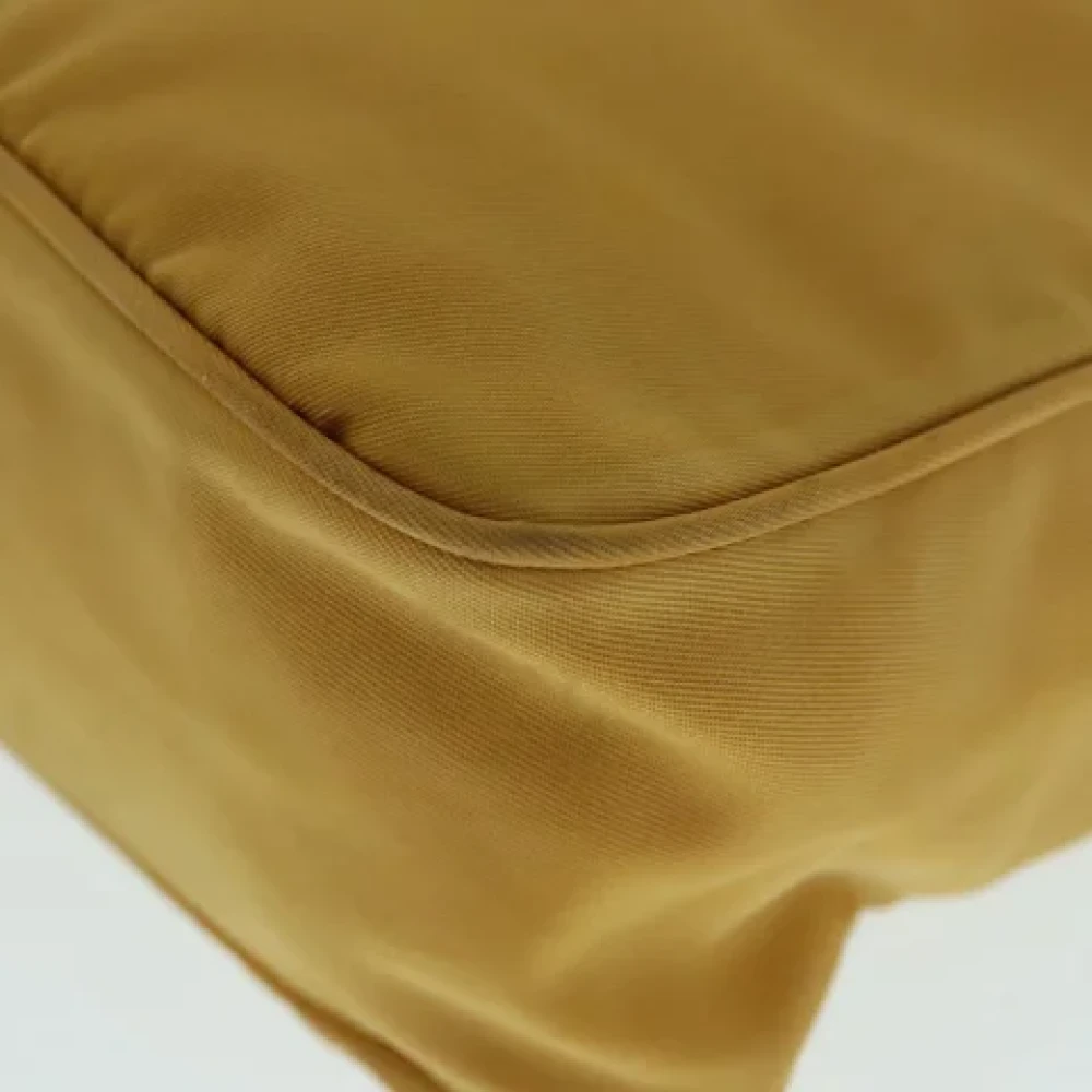 Prada Vintage Pre-owned Fabric prada-bags Yellow Dames
