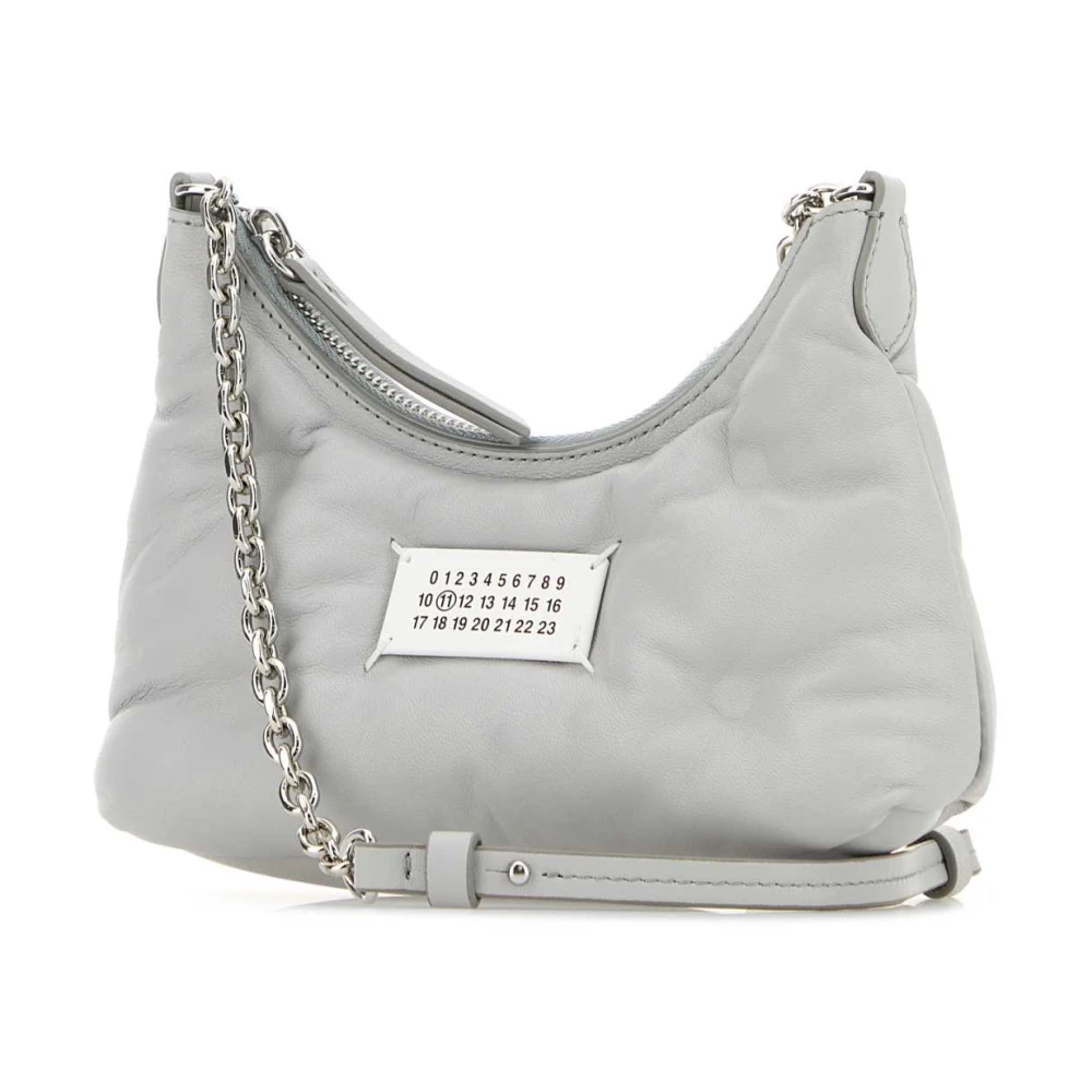Maison Margiela Nappa Leren Glam Slam Hobo Tas Blue Dames