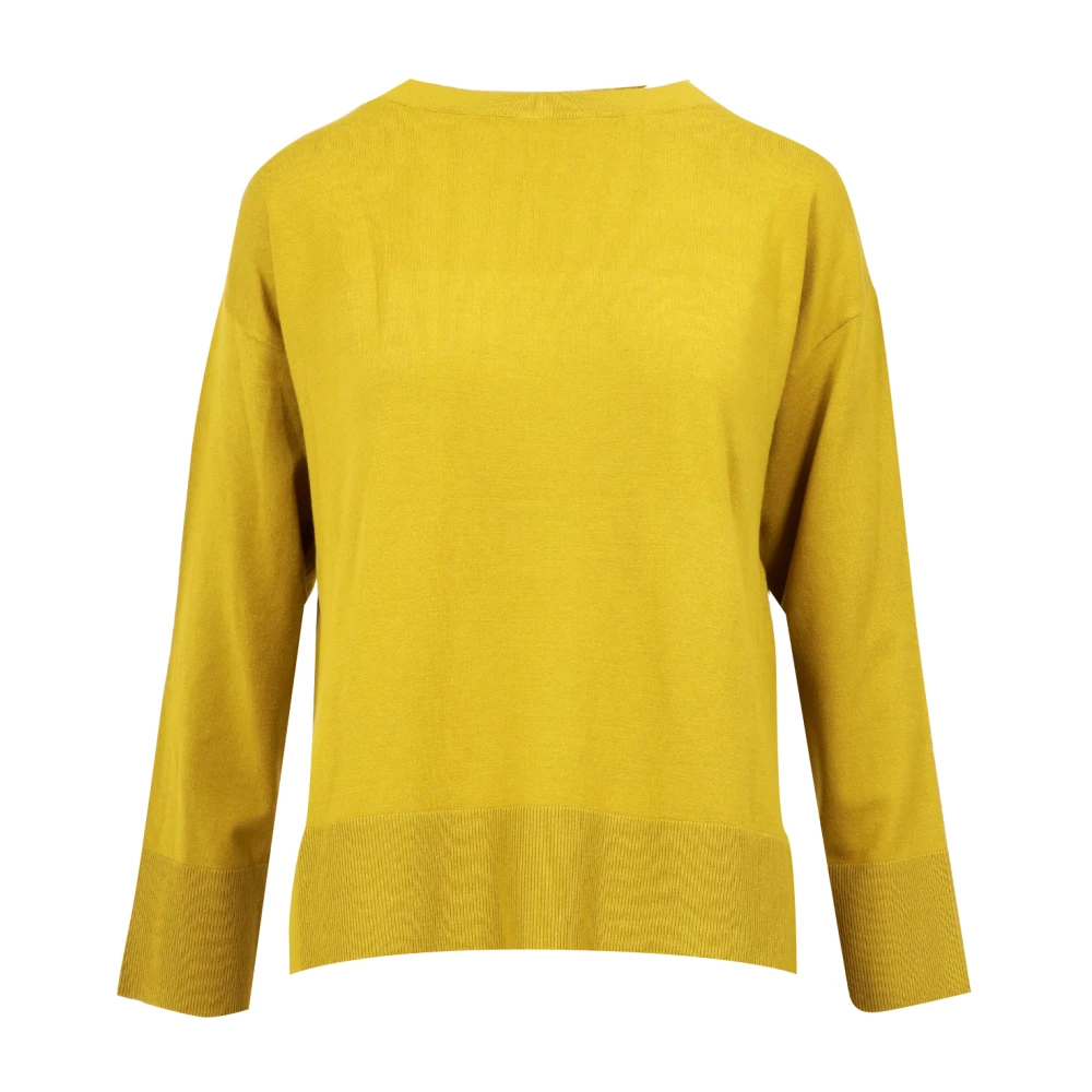 Kaos Olivolja Kimono Sweater Yellow, Dam