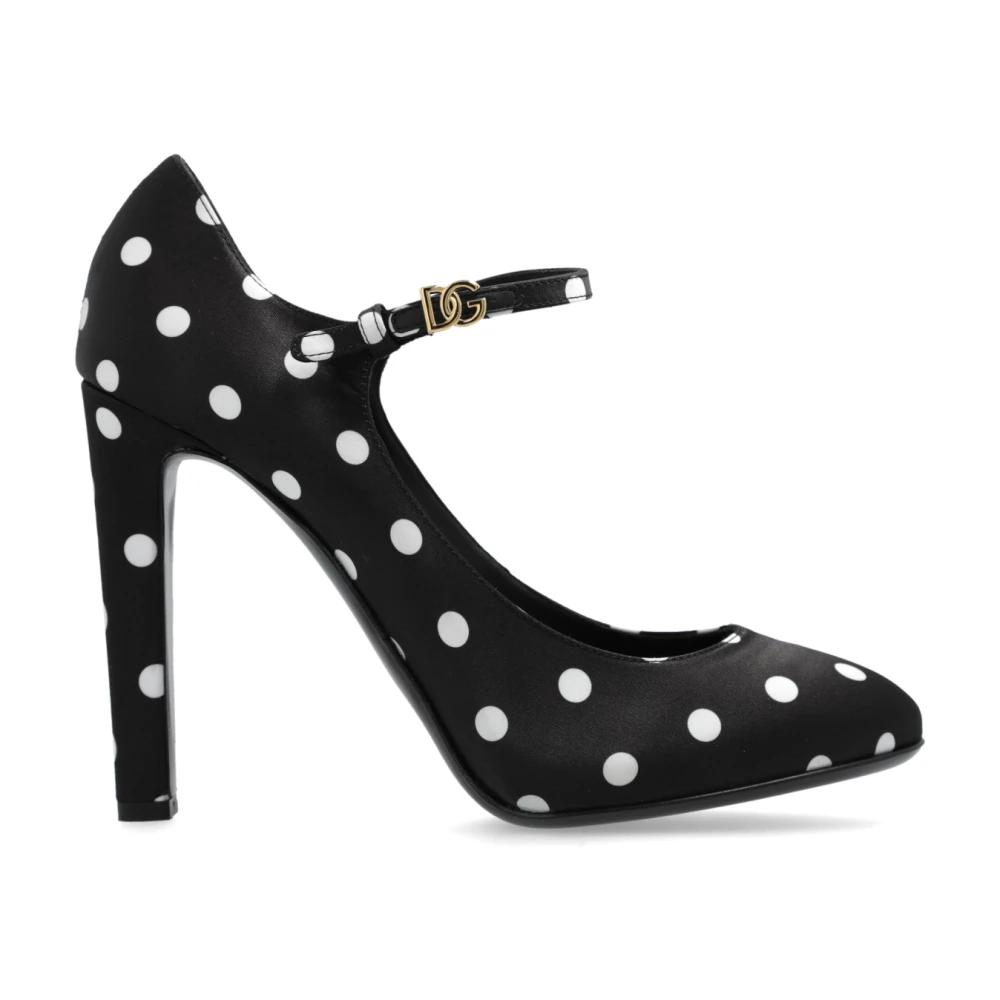Dolce & Gabbana , Pumps, Female, Black, 4 1/2 Uk, Satin High-Heeled Shoes