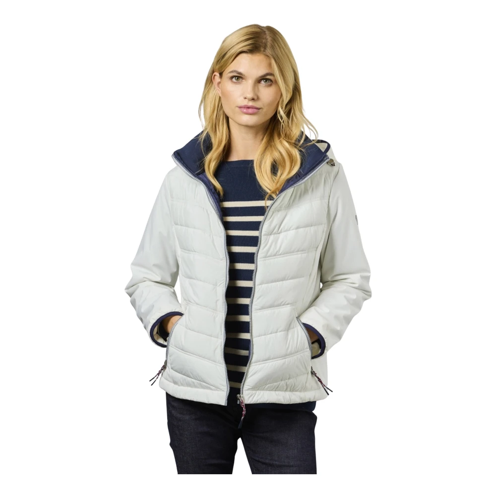 Junge Vrouw Beige Jassen Dames, L, Winterjas