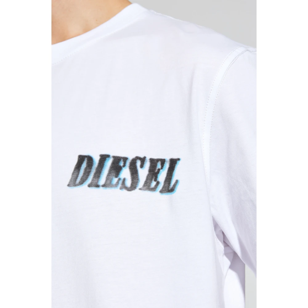 Diesel T-shirt `T-Adjust-K12` White Heren