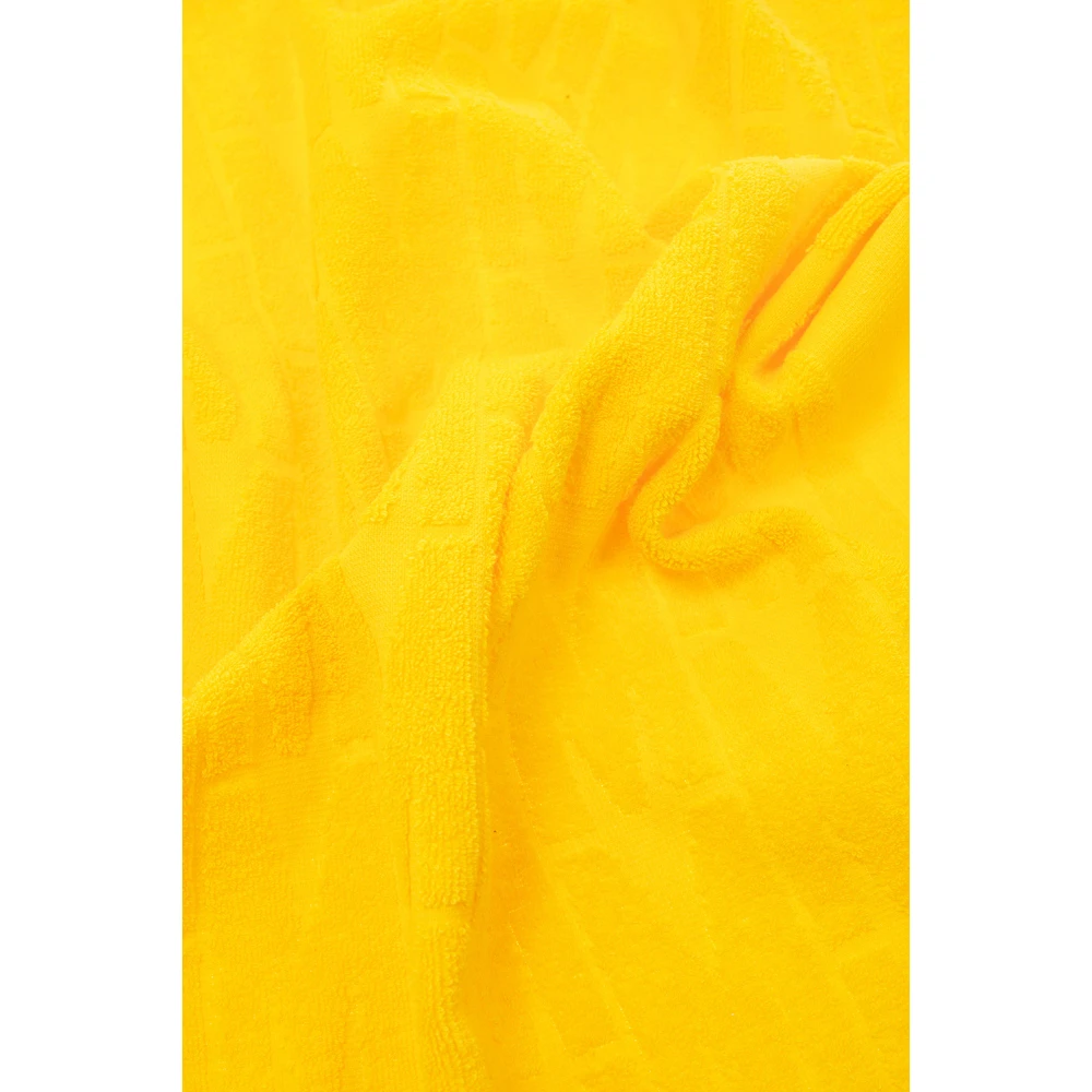 Moschino Luxe Gele Handdoek Yellow Heren