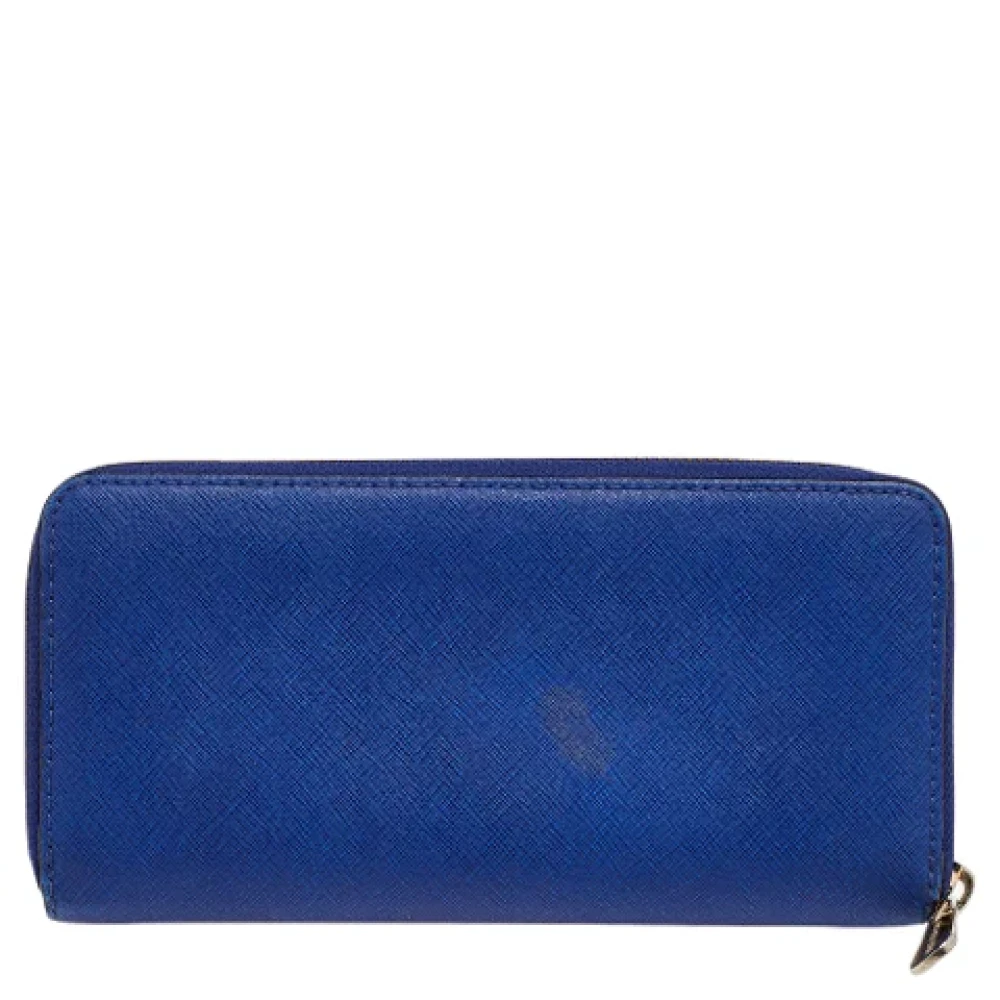 Michael Kors Pre-owned Leather wallets Blue Dames