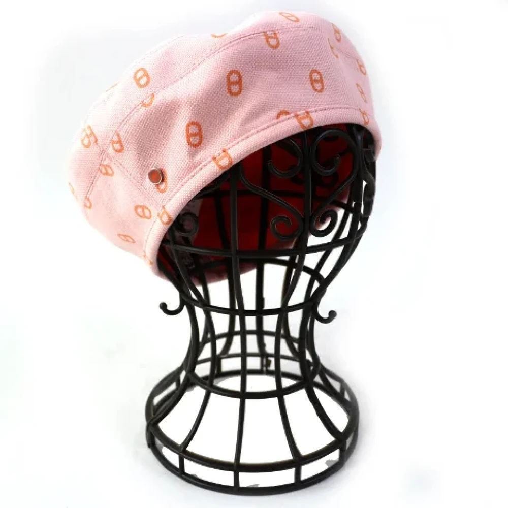 Hermès Vintage Pre-owned Cotton hats Pink Dames