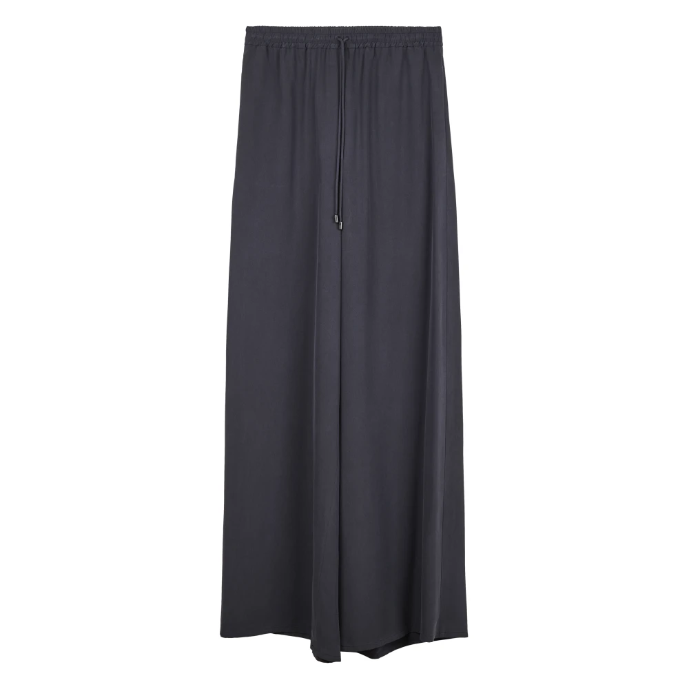 Max Mara Women's Blue Wide Trousers, M, Mxmgenero Trousers
