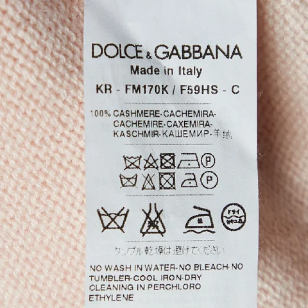 Dolce & Gabbana Pre-owned Cashmere tops Pink Dames