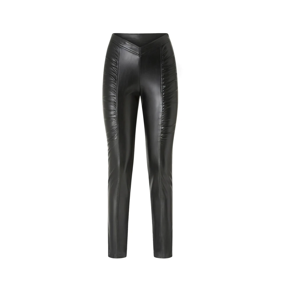 Pinko Women's Black Trousers - Slim-Fit Trousers - M - Trousers