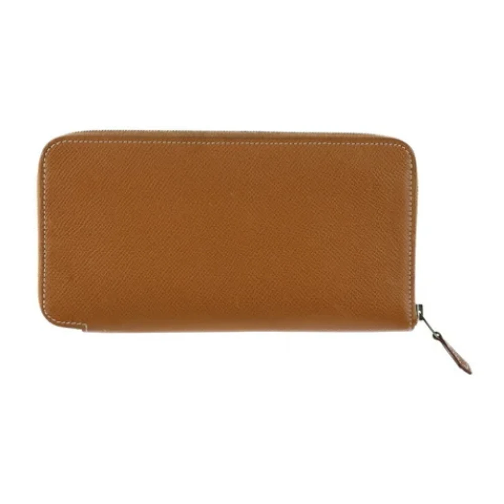 Hermès Vintage Pre-owned Fabric wallets Brown Dames