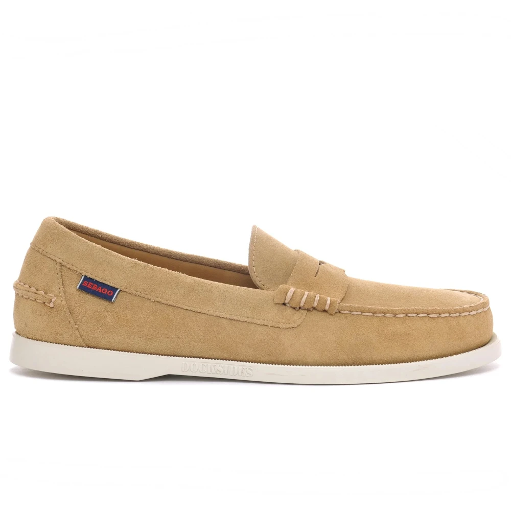 Sebago Beige Dan Penny Loafer