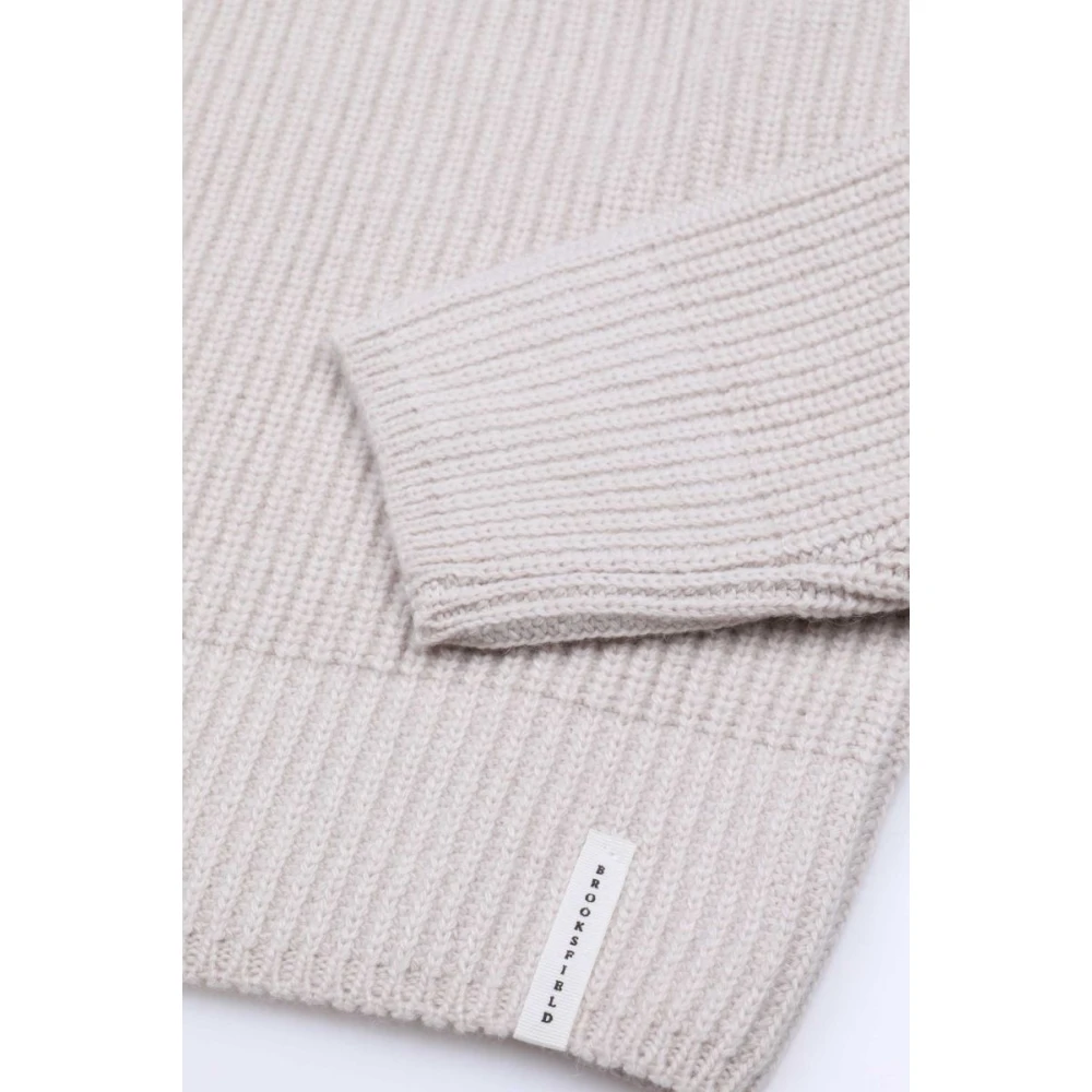 Brooksfield Crème Sweater Collectie Beige Heren