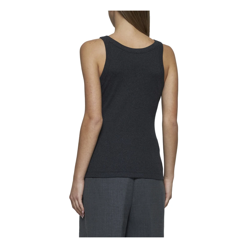 TotêMe Grijze Slim Fit Tank Top Gray Dames