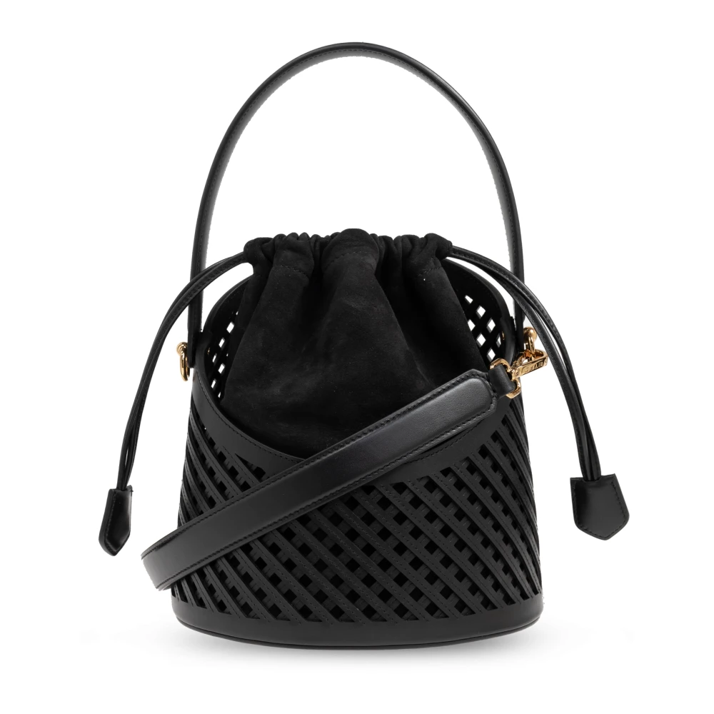 ETRO Schoudertas Saturno Medium type bucket Black Dames