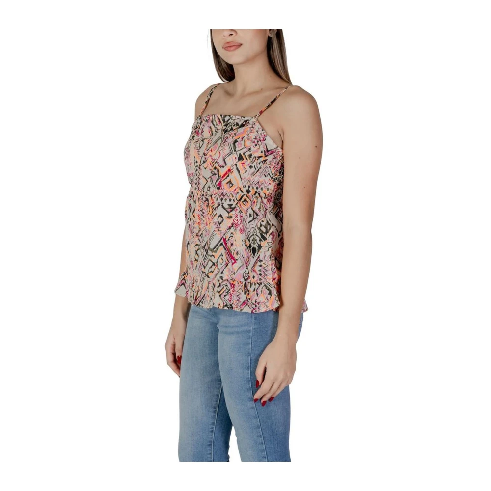 b.Young Multicolor katoenen top Dames T-shirt Multicolor Dames