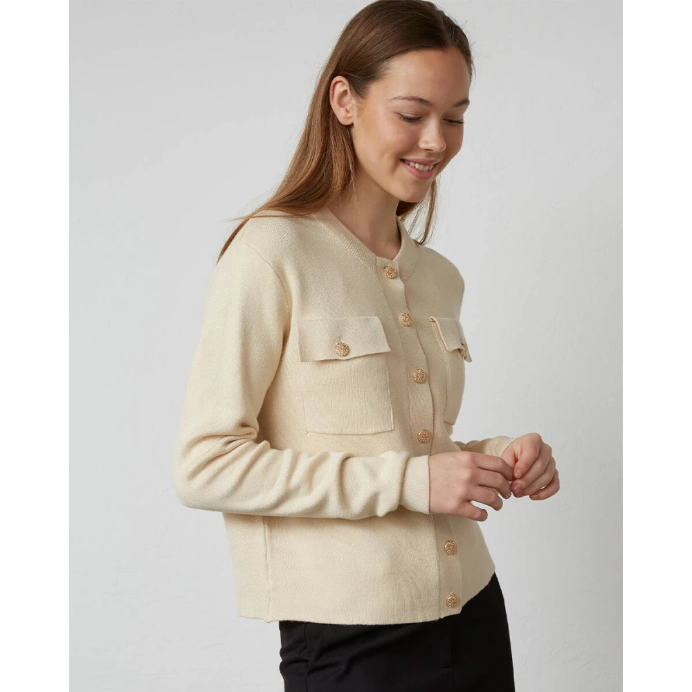 Sisters Point Heliba Vest Beige Dames
