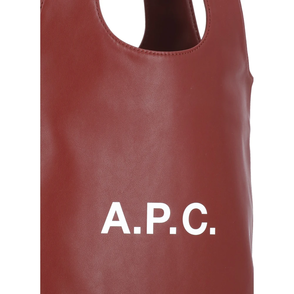 A.p.c. Synthetische leren winkeltas voor vrouwen Red Dames
