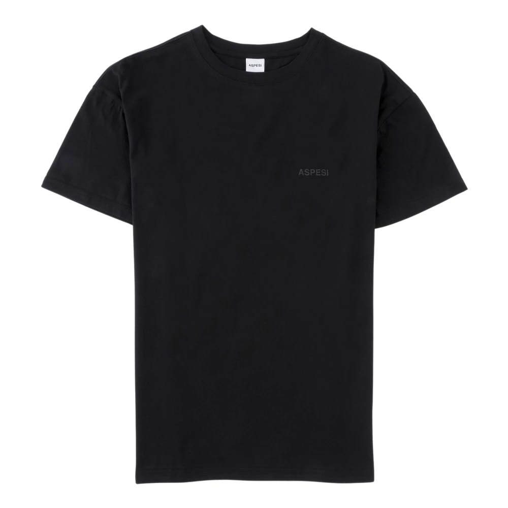 Aspesi - Tops > T-Shirts - Black - Aspesi - Modalova