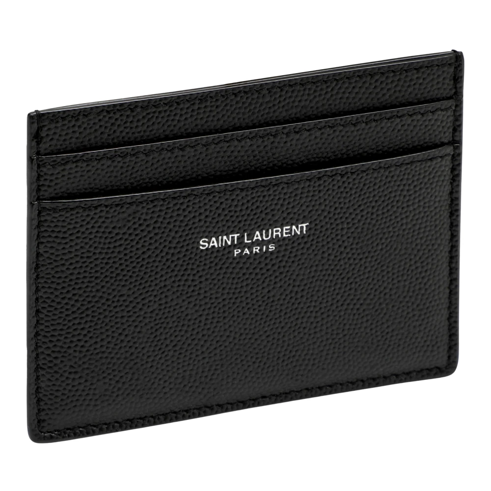 Saint Laurent Creditcardhouders & Portemonnees Black Heren