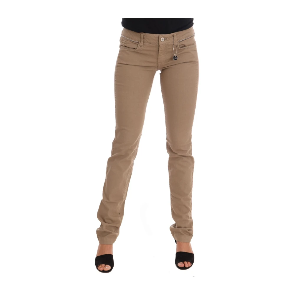 Costume National Beige Super Slim Fit Denim Delight Beige Dames