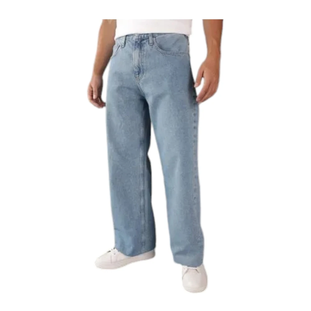 Calvin Klein Jeans Klassieke Straight Fit Denim Jeans Blue Heren