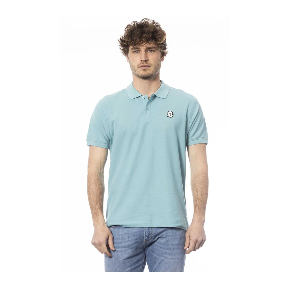 Invicta Men's Blue Polo Shirts, Xl, Cotton Short Sleeve Logo Polo Shirt