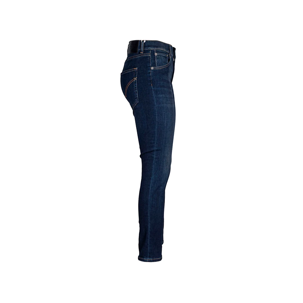 Dondup Slim Fit Denim Jeans Blue Dames
