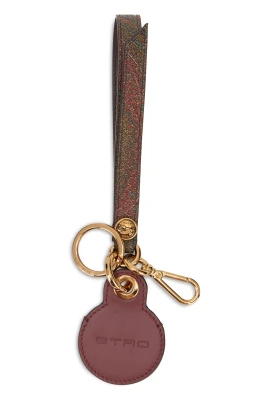 Nyckelring med paisley-tryck