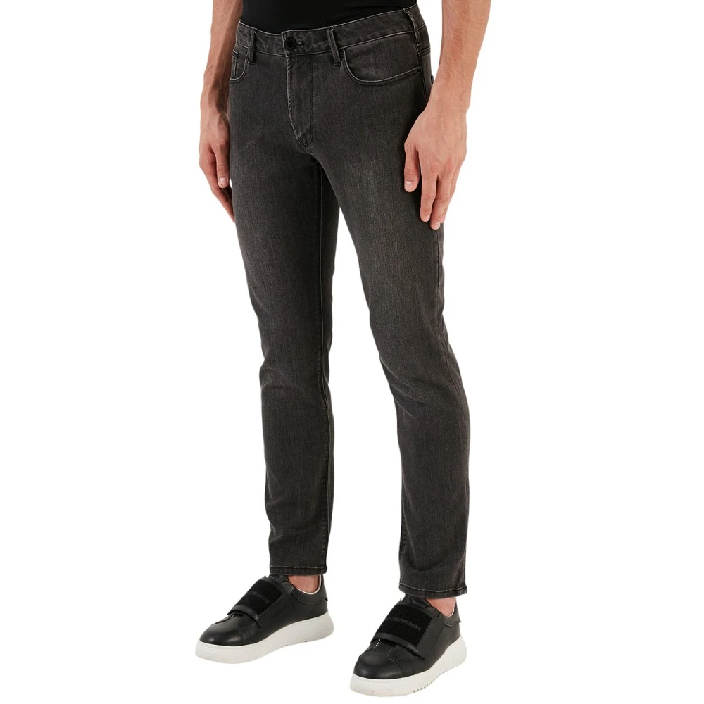 Emporio Armani Denim 5-Pocket jeans 8N1J06 1Dhdz Black Heren