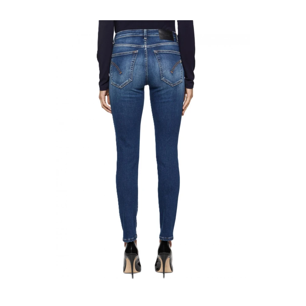 Dondup Katoenen Casual Shirt Blue Dames