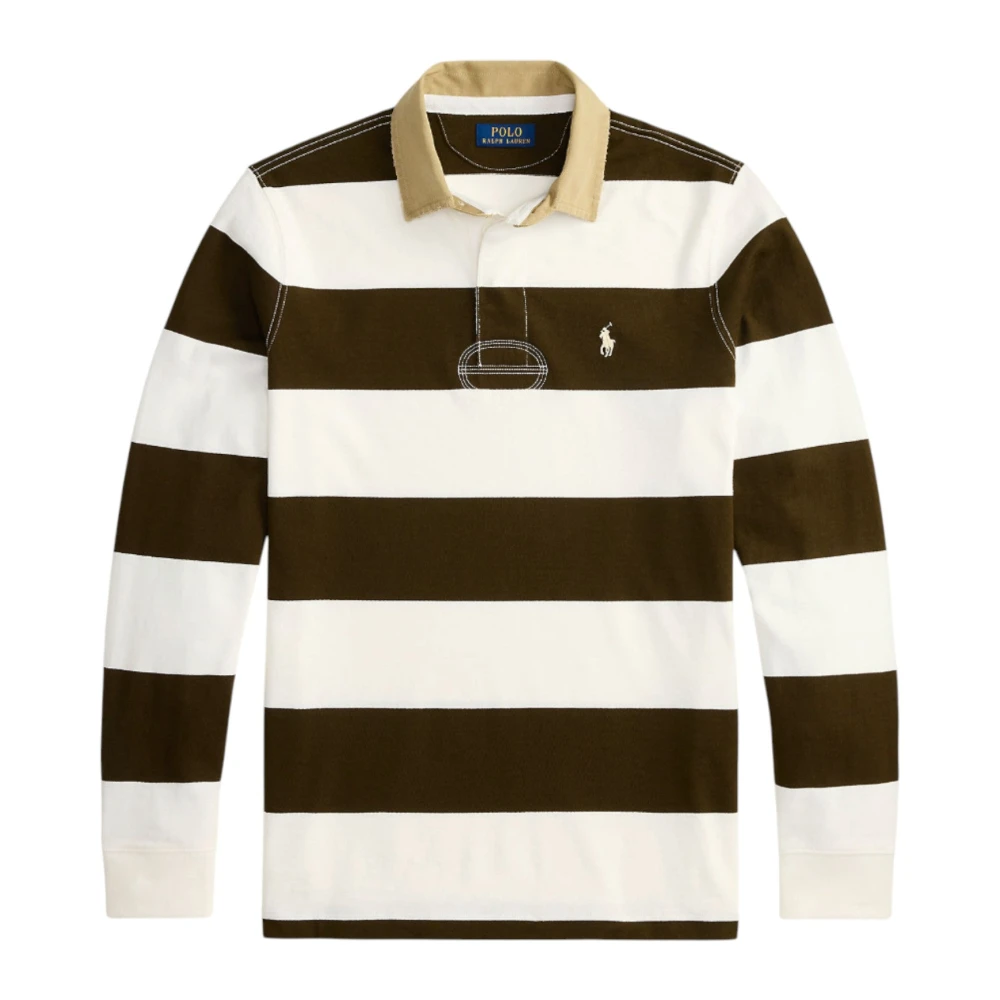 Ralph Lauren Women's Classic Fit Khaki-Collar Rugby Shirt