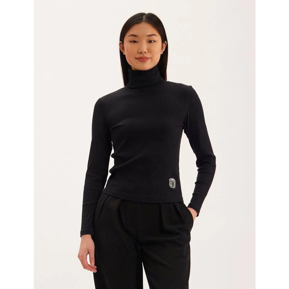 Ines De La Fressange Paris Matthieu zwarte turtleneck top Black Dames