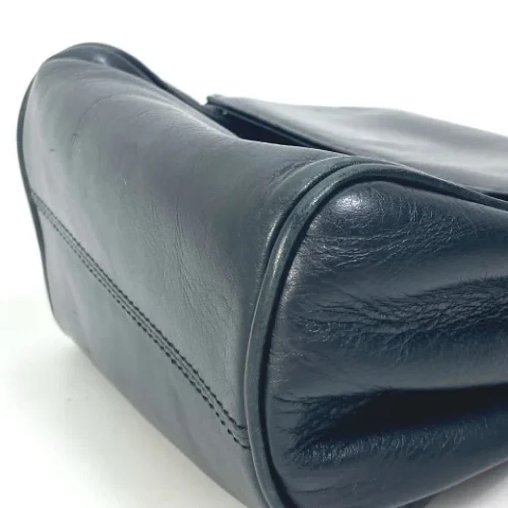Dior Vintage Pre-owned Leather dior-bags Black Dames
