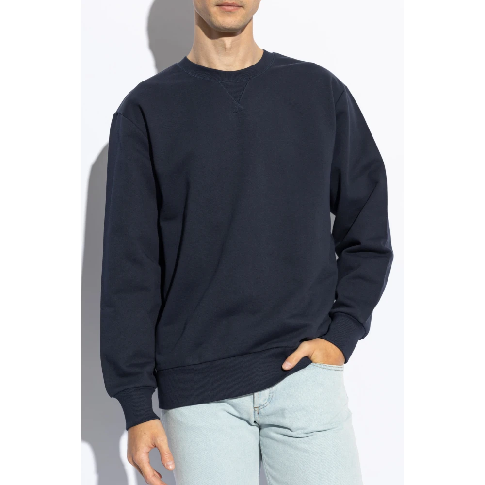 A.p.c. Sweatshirt `Tab` Blue Heren