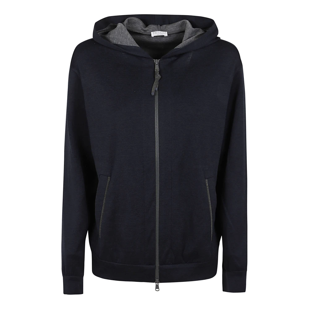 BRUNELLO CUCINELLI Stijlvolle Hoodies voor Mannen en Vrouwen Blue Dames