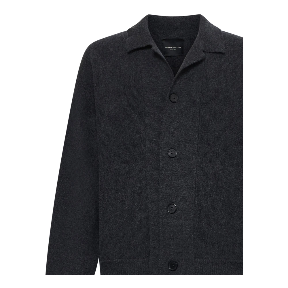 Roberto Collina Antraciet Sweater Collectie Gray Heren
