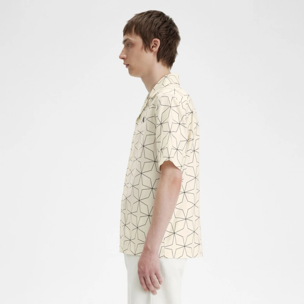 Fred Perry Shirts White Heren