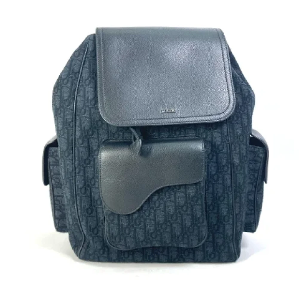 Dior Vintage Pre-owned Cotton dior-bags Blue Dames