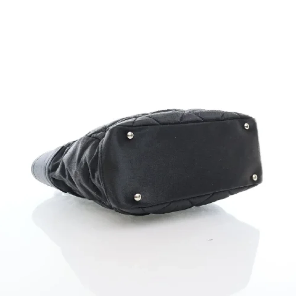 Chanel Vintage Pre-owned Nylon chanel-bags Black Dames