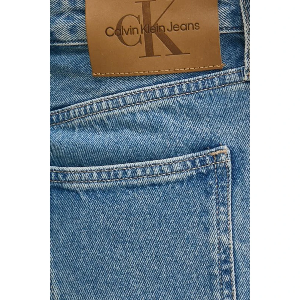 Calvin Klein Jeans Lichte Denim Rokken Blue Dames