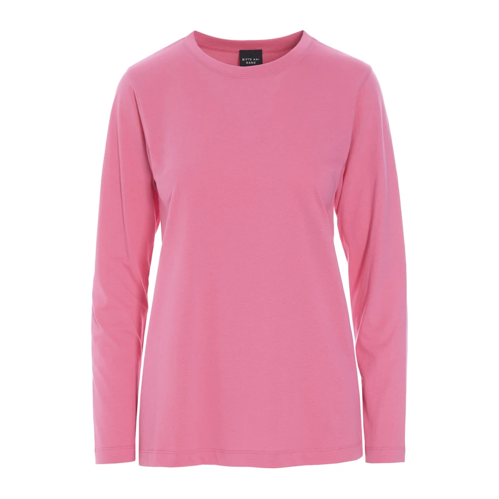 Bitte Kai Rand Bubble Gum Katoenen Blouse Pink Dames