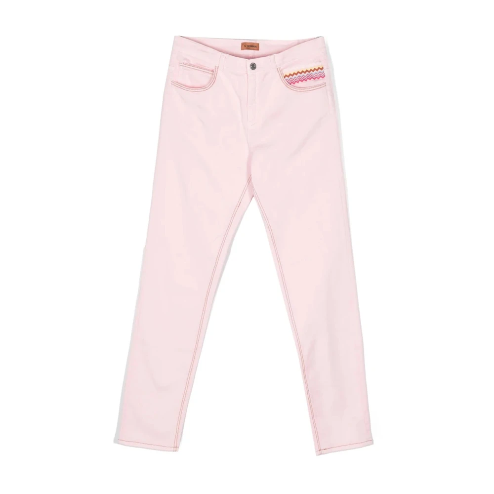 Missoni Girls Pink Trousers,, Trousers Size 13 Y