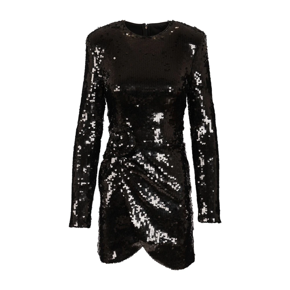 Rotate Birger Christensen Sequin Midi Dress - Female - Party Dresses - Black - S - Dresses - Image 4
