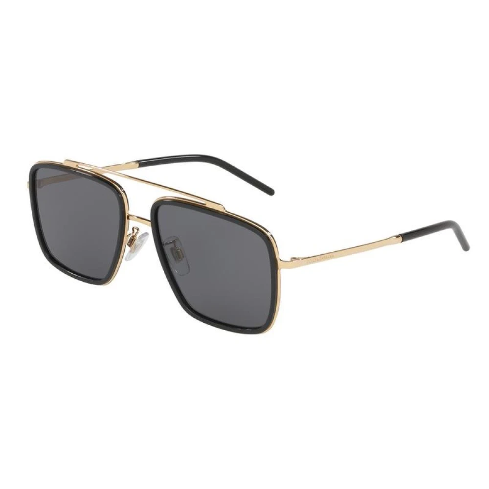 Dolce & Gabbana Men's Black Sunglasses,, Stylish Sungles For Medium