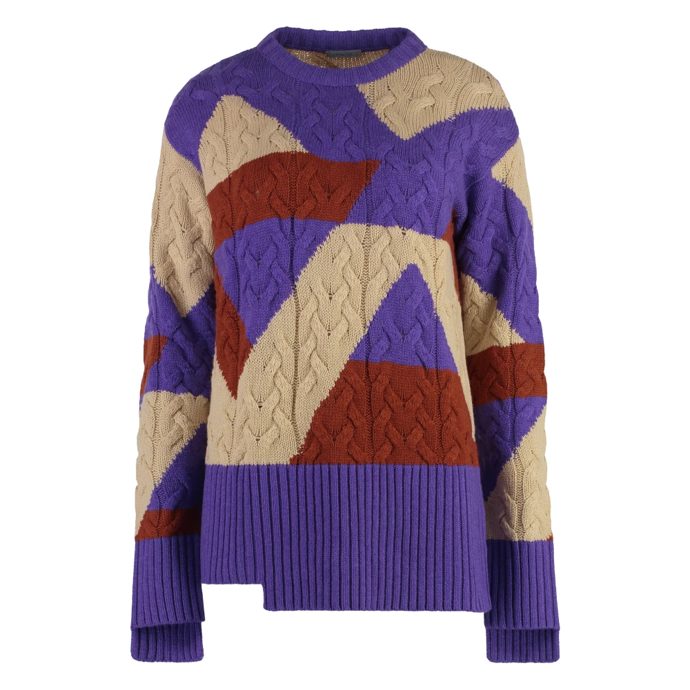 Malo Cashmere Kabeltrui Multicolor Dames