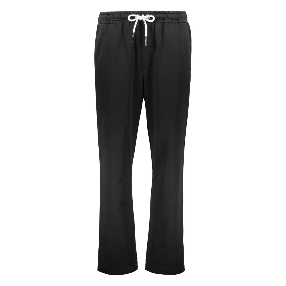 Palm Angels Trekkoord Katoenen Broek Black Heren