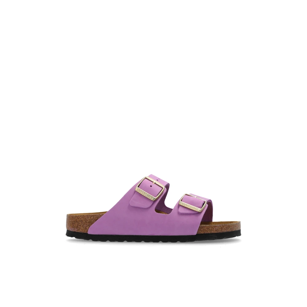 Birkenstock Women's Purple Sliders, 4 Uk, Slippers `Arizona Bs`