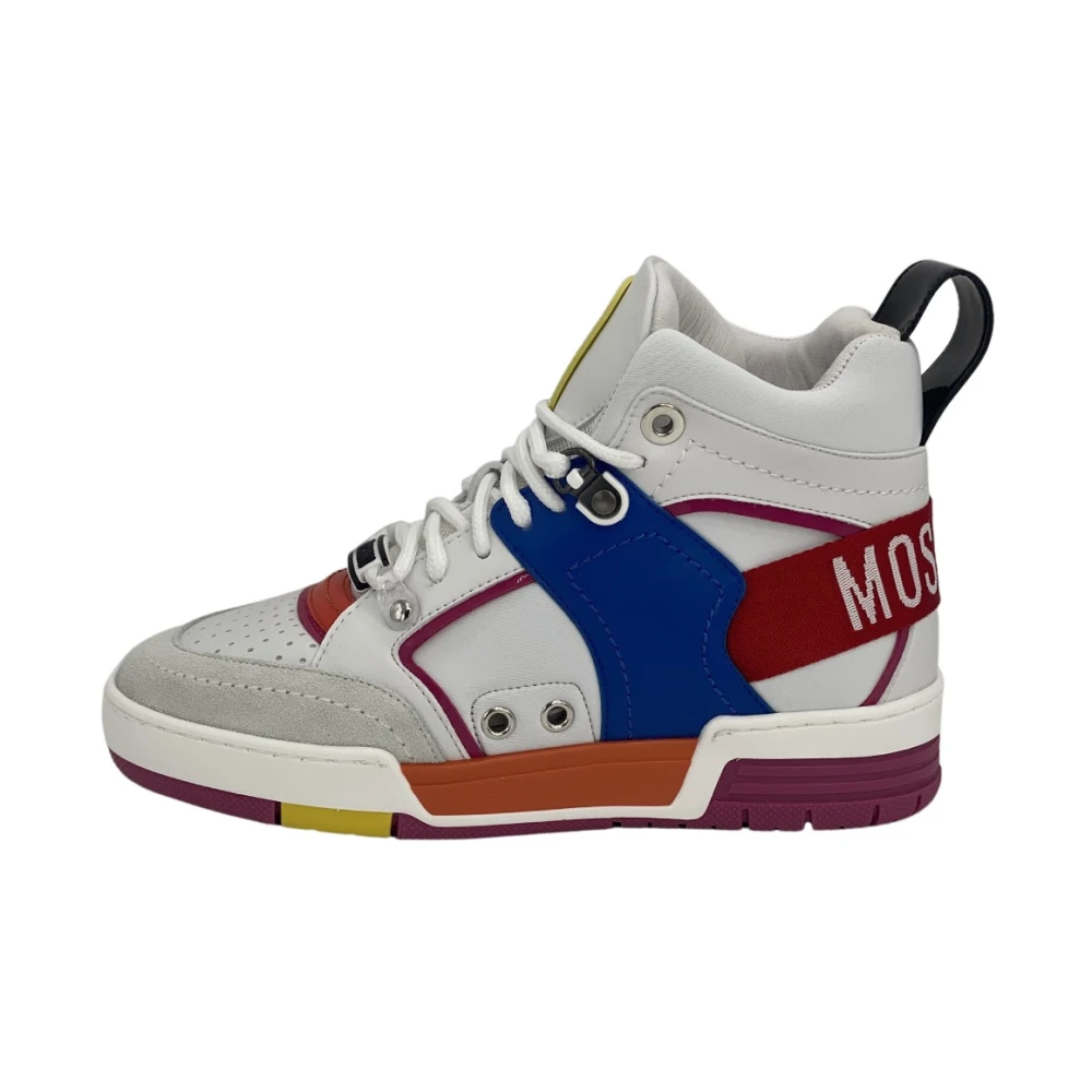 Moschino Streetball Sneakers voor vrouwen Dames Schoenen Wit
