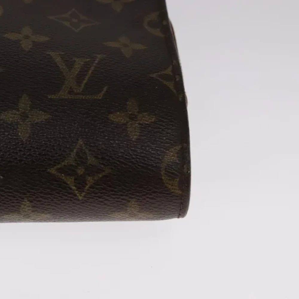 Louis Vuitton Vintage Pre-owned Canvas clutches Brown Dames