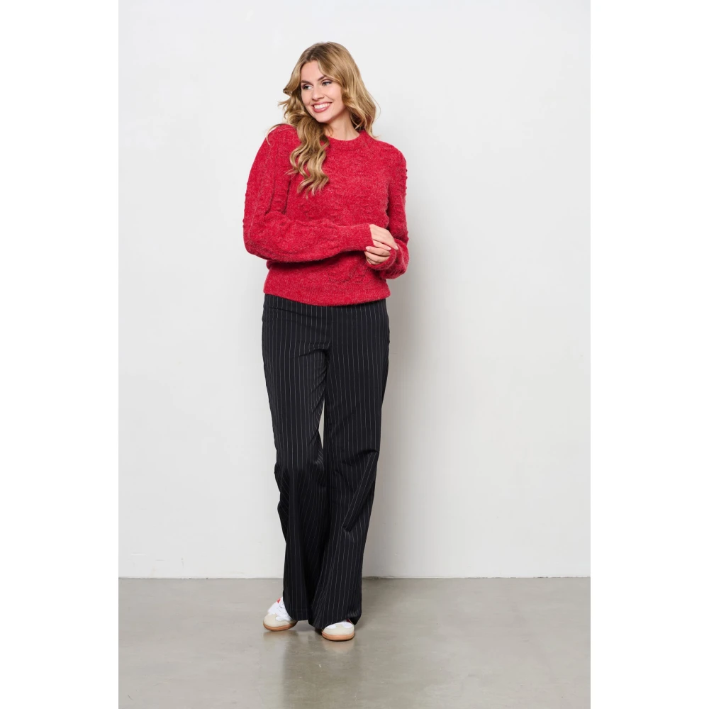 &Co Woman Wijde Broek Zomerse Stijl Black Dames
